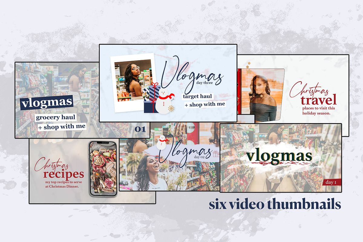 A Modern YouTube Christmas, a Social Media Template by hello next brand (Photo 8 of 8)