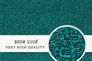 Turquoise Blue Glitter Texture Pack