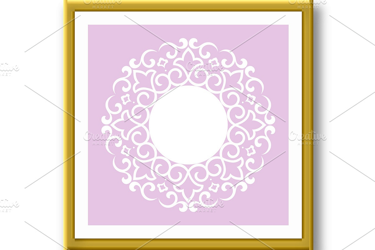 Decorative frame Elegant vector, a Decorative Illustration by RODINA (Photo 2 of 3)