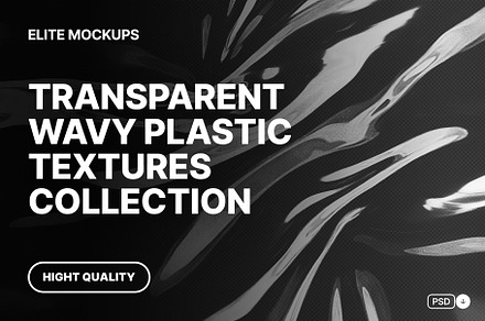 Transparent Wavy Plastic Textures