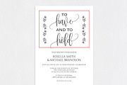 Invitation Template SHR431, an Invitation Template by Shafura_Wedding (Thumbnail 5 of 5)