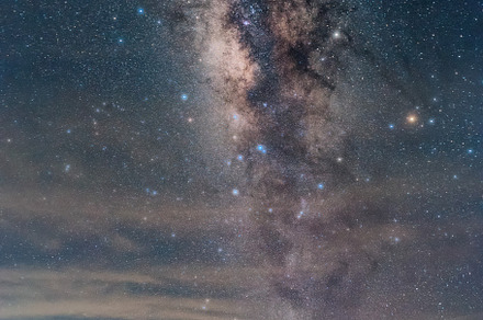 The milky way stock photo containing abstract and astronomy