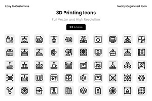 3D Printing Icons, a Solid Icon by Wencory