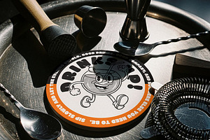 Round Bar Coaster Mockup, a Product Mockup by Designer Dude