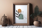 Minimalist Frame Mockup, a Print Template by Ali's Designs (Thumbnail 5 of 5)