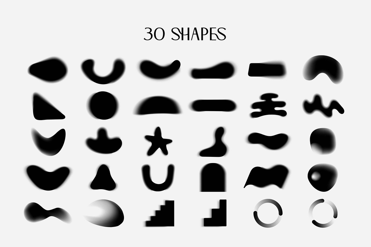 Grainy Gradient Shapes & Backgrounds, a Graphic by Unusual Vectors (Photo 4 of 7)