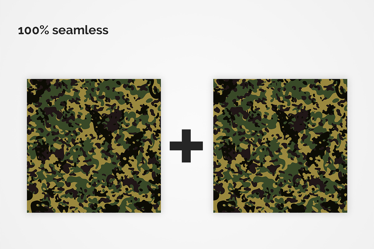 Russia Flecktarn Camouflage Patterns, a Pattern Graphic by 3Y_Design (Photo 3 of 6)