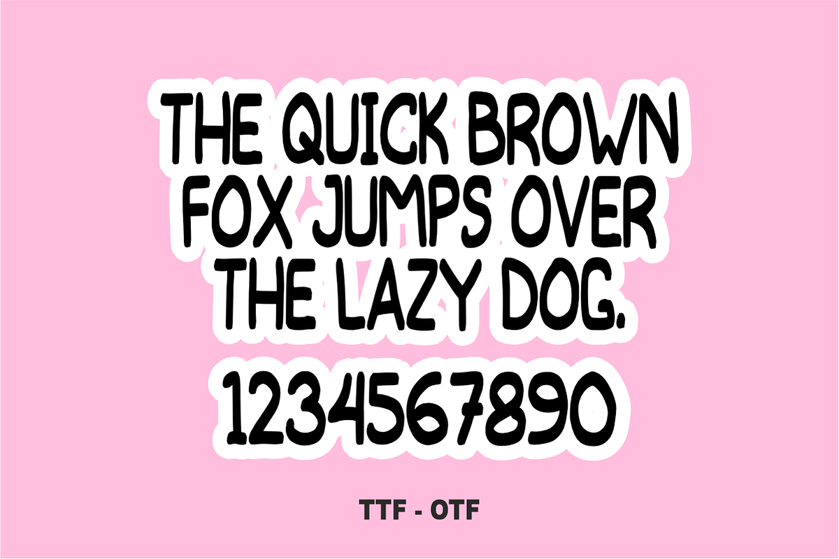 Simple Elegant - Playful Sans Font, a Handwritten Font by KiddoGlyphs Studio (Photo 4 of 5)