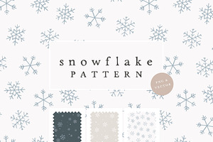 SNOWFLAKE PATTERN / Vector Png