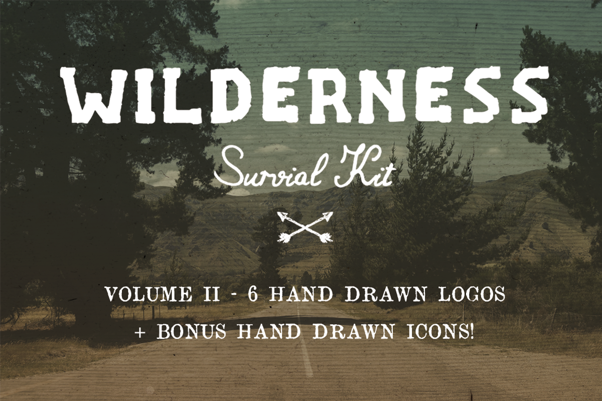 6 Hand Drawn Logos + Bonus Icons preview 5