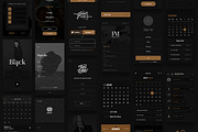 Gold & Coal - UI Kit, an UI Kit Template by Studio Dusk (Thumbnail 7 of 15)