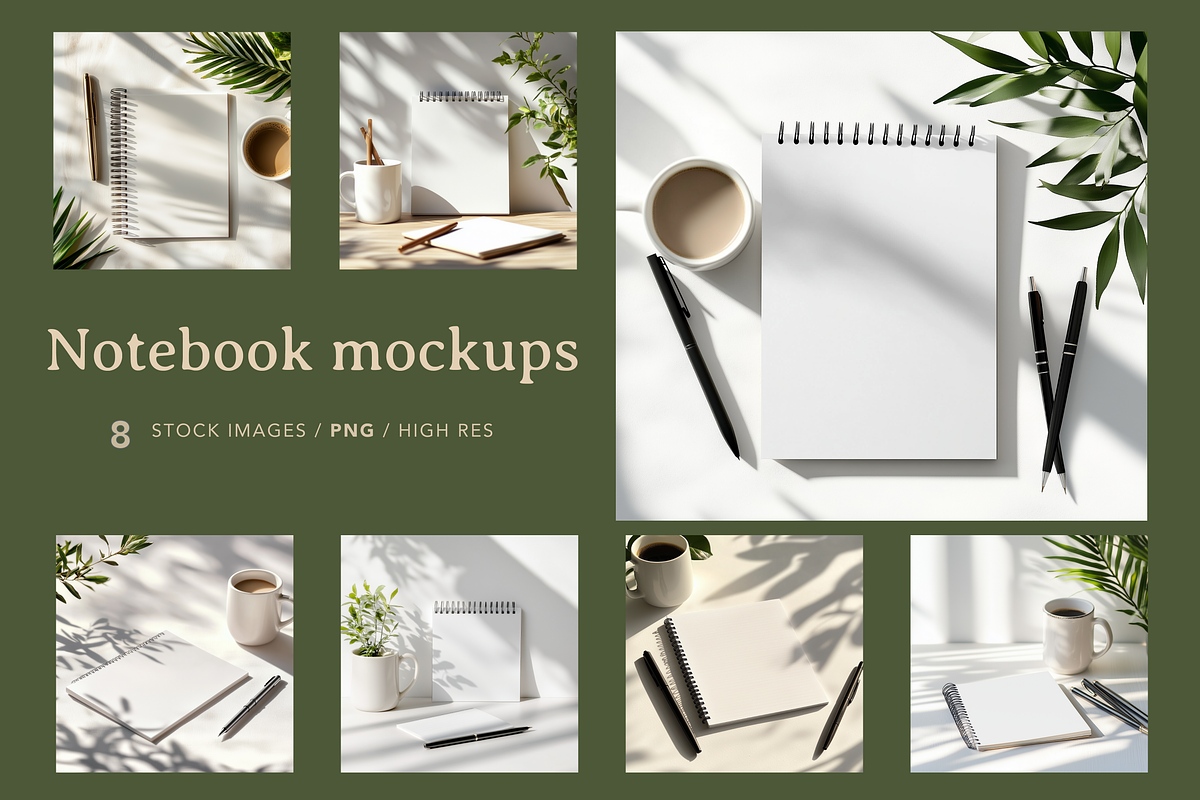 Notebook Mockups, an Arts & Entertainment Photo by Typedreams.site (Photo 1 of 5)