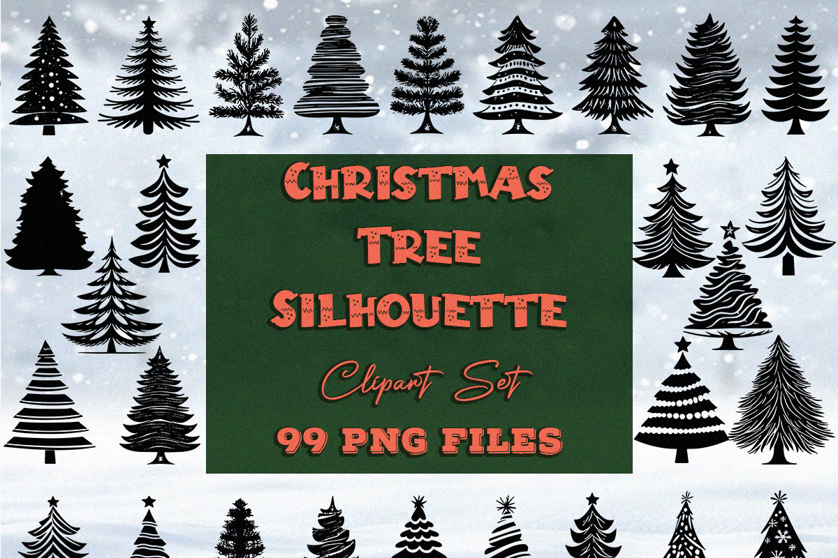 Christmas Tree Silhouette (AI File), an Object Graphic by DesignBTF (Photo 1 of 8)