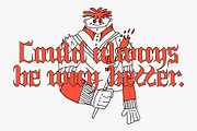 Fonts + Illustration Bundle, a Blackletter Font by Kulturë Type (Thumbnail 6 of 9)