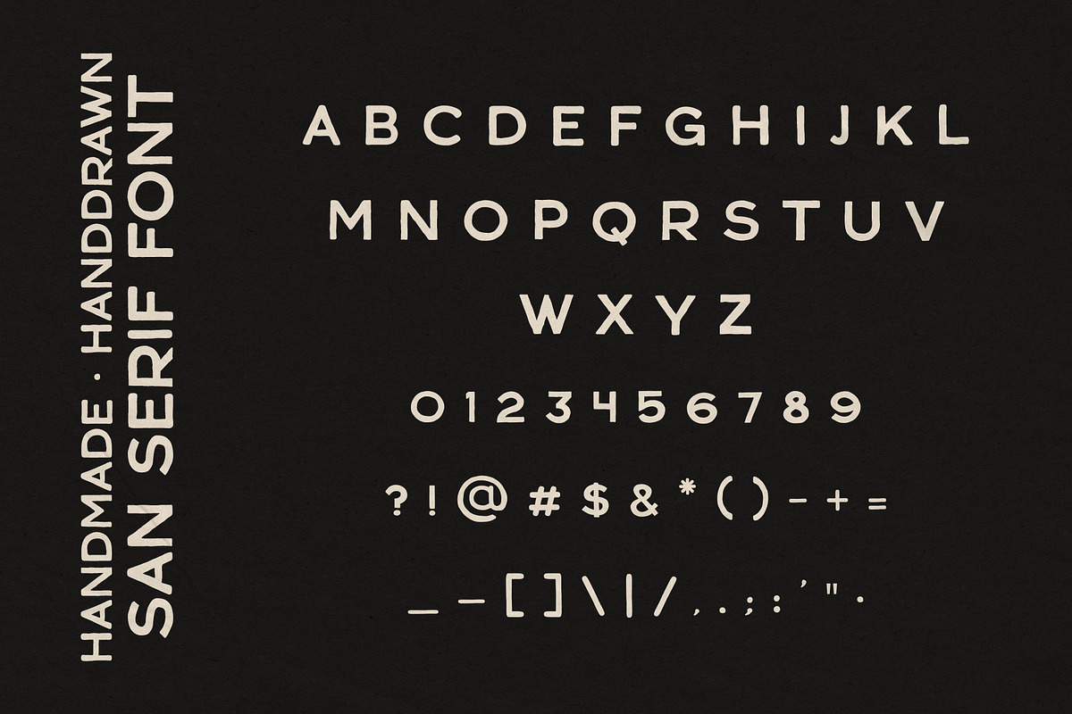 Go Forth - Vintage Sans-Serif Font, a Handwritten Font by Quiet Beings Design Studi (Photo 2 of 9)