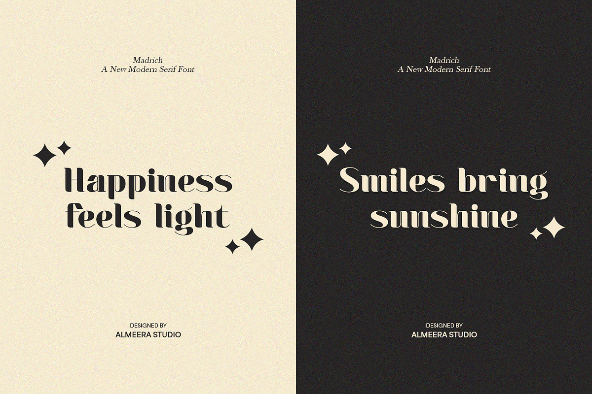 Madrich - Modern Serif Font, a Serif Font by Almeera Std (Photo 9 of 10)