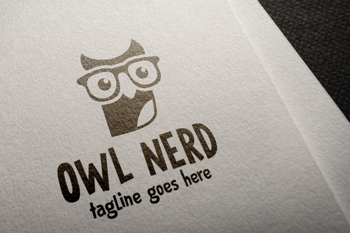 Owl Nerd, a Branding & Logo Template by Xelm (Photo 1 of 5)