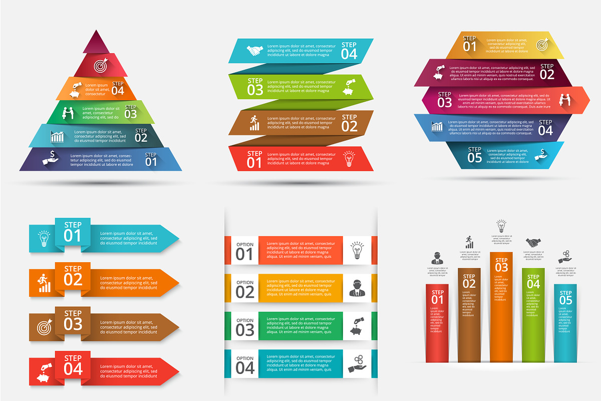 Infographic elements bundle v.01, a Presentation Template by Abert (Photo 4 of 9)