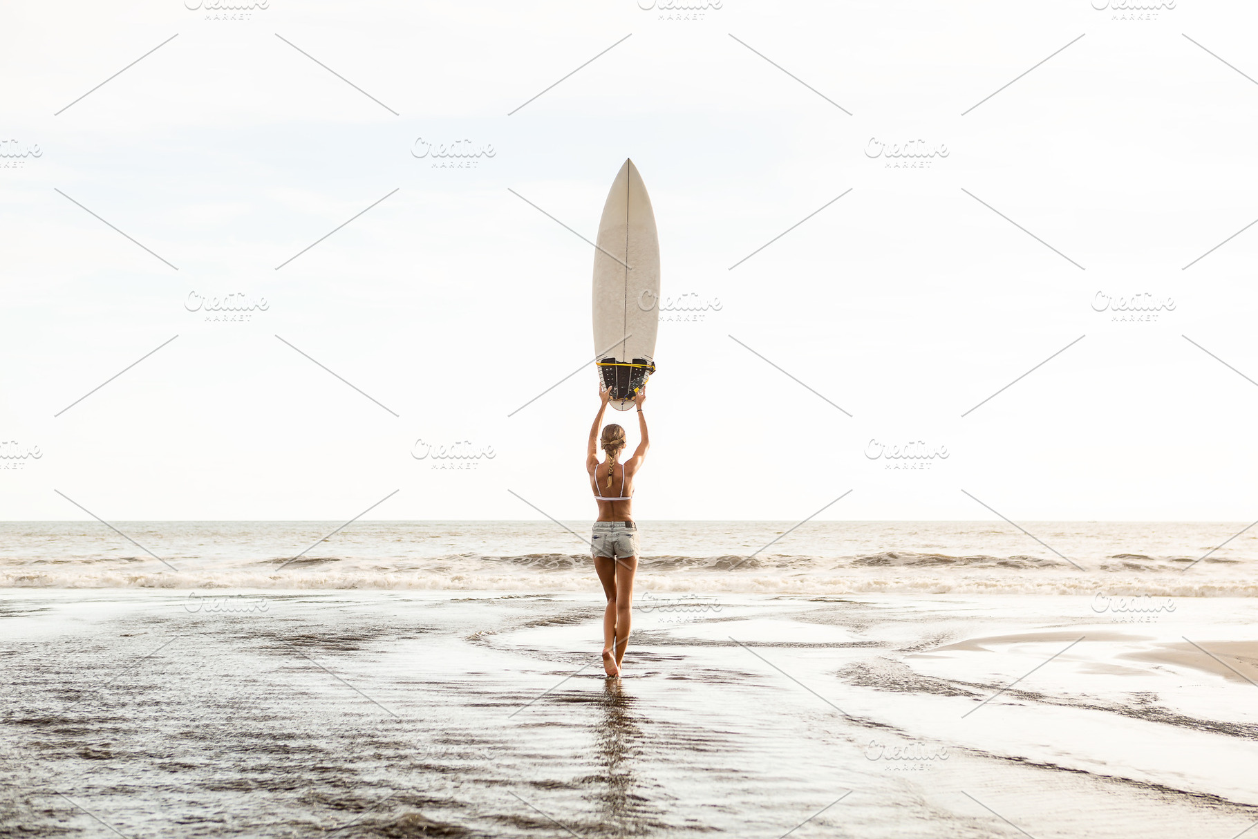Surfing all day long containing river, surf, and sunset, a Person Photo by Mikalai