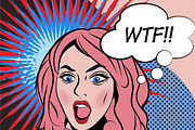 Pop Art VECTOR, a Graphic by Ana Zivick (Thumbnail 4 of 5)