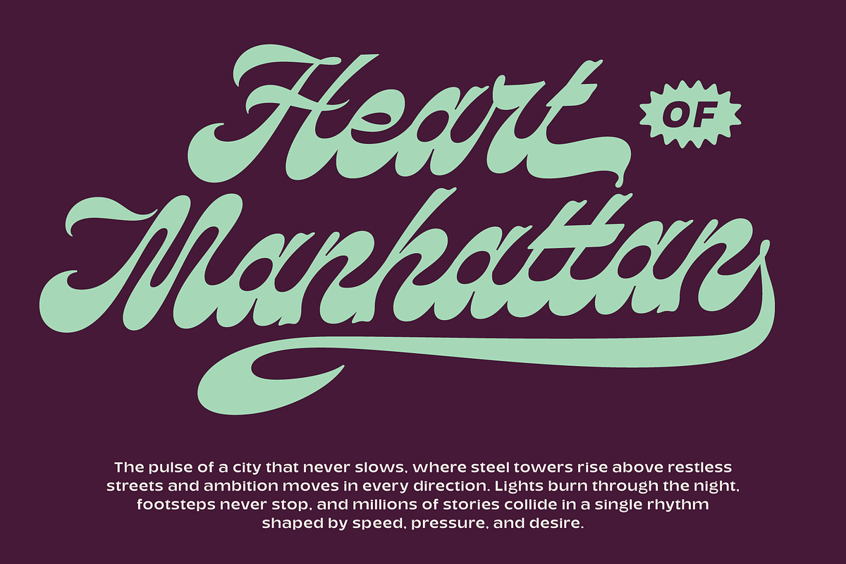 TNSC Olivian - Vintage Bold Script, a Script Font by The Native Saint Club (Photo 12 of 15)