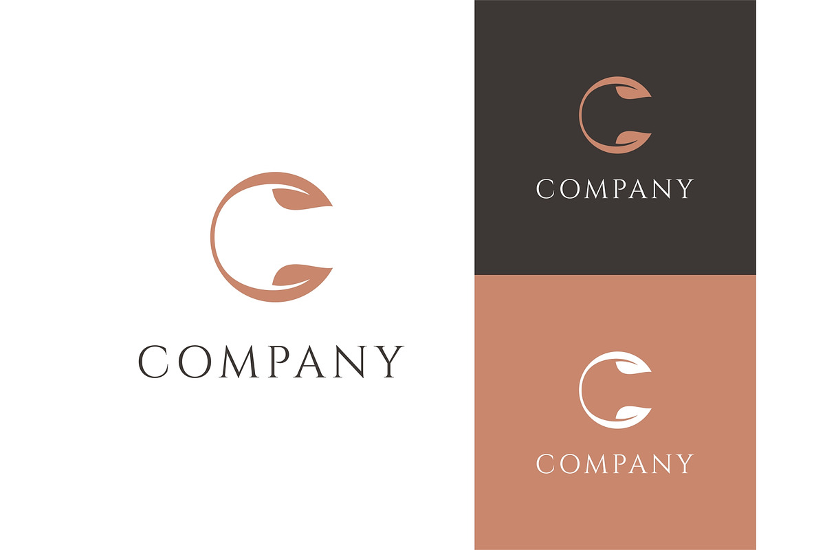 Letter C Leaf Elegant Logo, a Branding & Logo Template by ika trisiana (Photo 2 of 2)