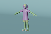 Family 3D Character Pack, a Characters & Person 3D Model by Dudukbersama (Thumbnail 5 of 5)