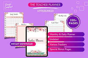 Digital Teacher Planner 2024 iPad