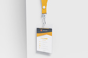 ID Card with Lanyard Mockup, an Advertising Mockup by Artnivora.Std (Thumbnail 2 of 4)
