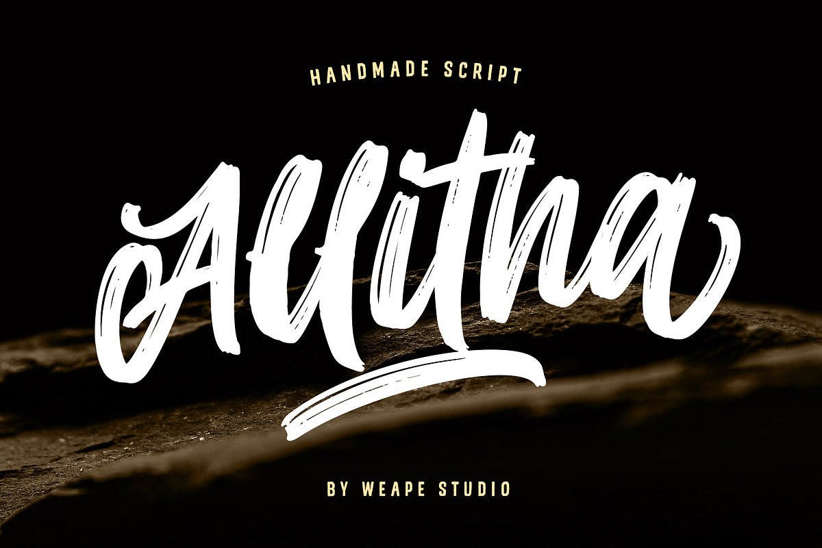 Allitha Handmade Script