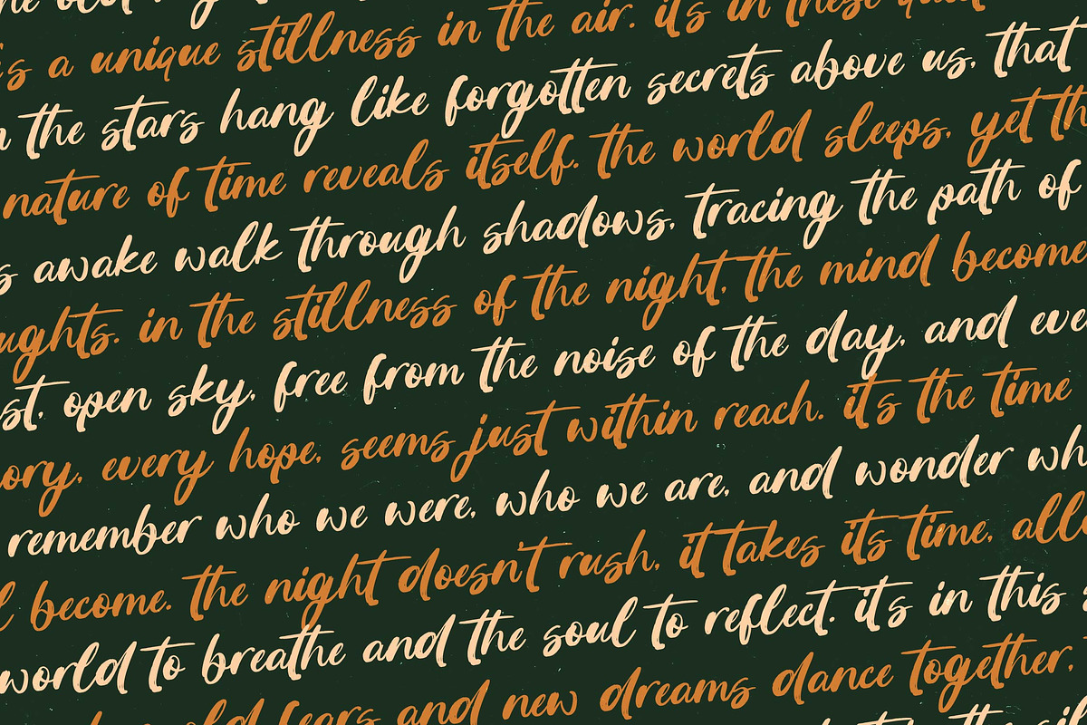 Routine Oldnight Modern Brush Font, a Script Font by Letterena Studios Script (Photo 16 of 20)