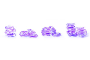 Glass holographic coin stack of, a Finance Illustration by Marozhkastudio