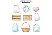 Cute Fruits Clipart Watercolor PNG, an Illustration by CharmClipart (Thumbnail 5 of 9)