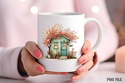 Whimsical Spring House Clipart, an Illustration by Craft Nest (Thumbnail 8 of 11)