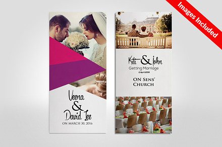 Wedding Rack Card Templates, a Card Template by Business Flyers