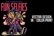 Fun Selfie Illustration, a Person Illustration by badsyxn (Thumbnail 2 of 5)