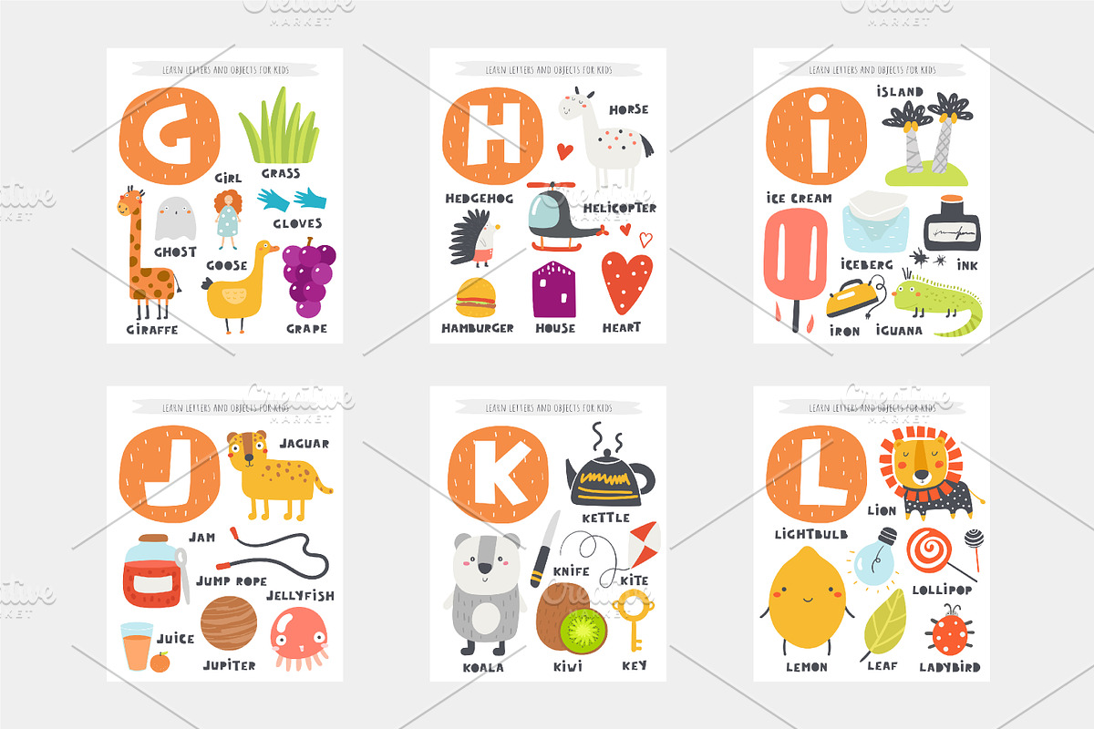 Learn English alphabet, an Object Graphic by Veresk (Photo 3 of 6)