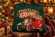 Christmas Post Office Clipart Bundle, a Seasonal Illustration by Colorsfav (Thumbnail 5 of 7)