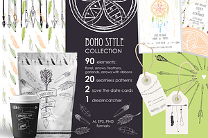 Boho style collection
