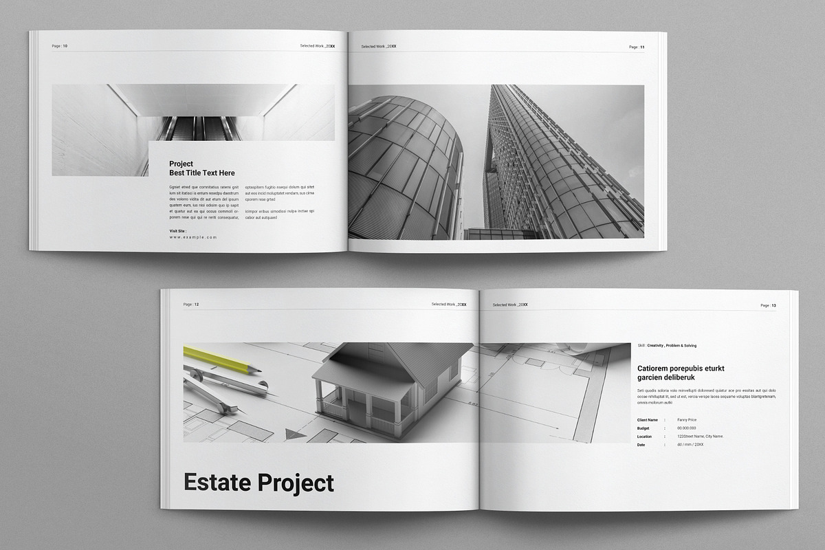 Architecture Portfolio Landscape, a Brochure Template by E-Type (Photo 5 of 7)