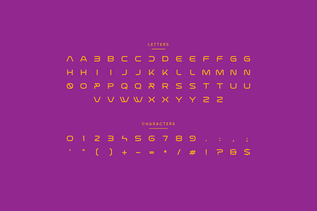 Rockpor - Modern Futuristic Typeface, a Sans Serif Font by Letterna (Photo 3 of 4)