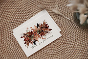 Watercolor Clipart - MAHOGANY FALL, a Decorative Illustration by Beigetime (Thumbnail 2 of 15)