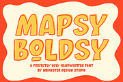 Mapsy Boldsy – Ugly Handwritten Font, a Handwritten Font by Mbonster Design Studio (Thumbnail 1 of 15)