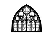 Gothic Church Window Frame Bundle, an Illustration by jahid234 (Thumbnail 8 of 31)