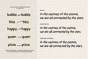 Elastique Stylo Rough - 10 Fonts, a Sans Serif Font by type peace (Thumbnail 5 of 16)