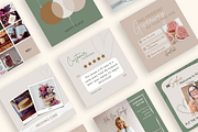Instagram Canva Template Kit, Reseda, a Social Media Template by Monarch 21 Design (Thumbnail 4 of 9)