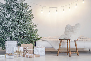 Christmas backdrop featuring christmas, holidays, and mockup