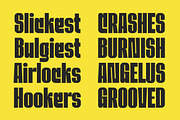 Rogeta a Bold Condensed Display Font, a Sans Serif Font by Blankids Studio (Thumbnail 4 of 12)