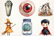 Cute Halloween Clipart, an Illustration by Rose Art (Thumbnail 3 of 3)