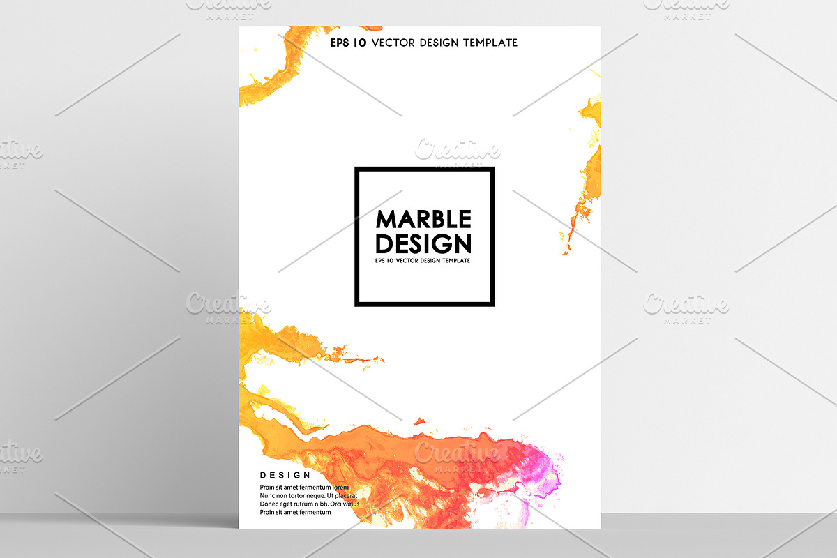 Marble Abstract Backgrounds Pack., a Texture Illustration by Chuhastock (Photo 2 of 12)